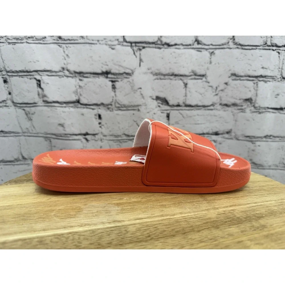 NEW Kappa 222 Banda Adam 17 Slides Orange Athletic Casual Recovery‎ Size 38